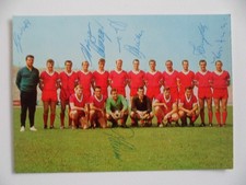 1.FC Kaiserslautern org. signiert Mannschaftskarte Bergmann 60er Jahre   #248
