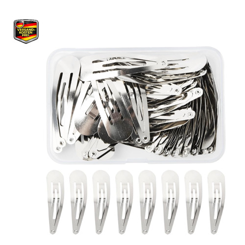 Stück silber haarspangen - 50,
