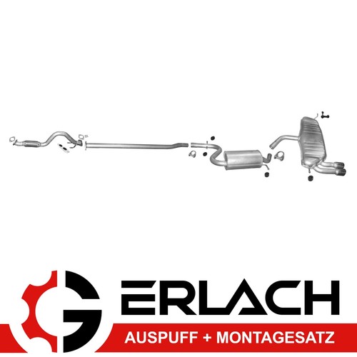 Auspuff für audi 4 - 1.4, tfsi