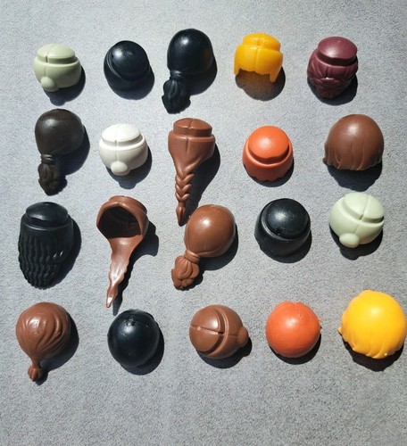 Playmobil zubehör 20x haare - zubehör,