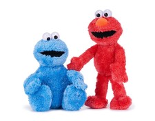 Sesamstraße - Elmo & Krümelmonster Set - Plüschfigur Plüsch 38 cm Groß