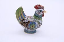 Messing Emaille Cloisonne Hahn