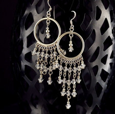 Ohrringe Silber 925 Swarovski Kristall - bezaubernd &  funkelnd