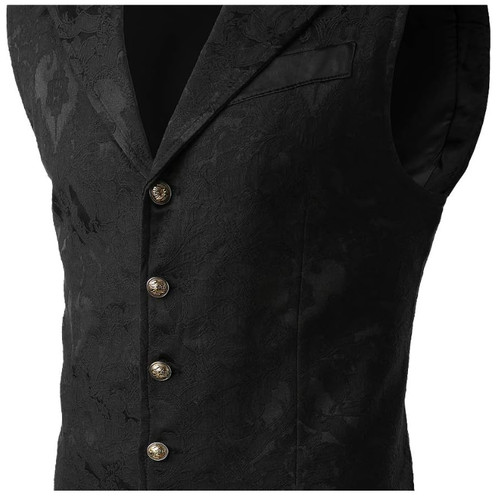 Steampunk gothic weste - steampunk, herren