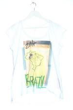 MARC CAIN Print-Shirt Damen Shirt Gr. DE 38 weiß Casual-Look