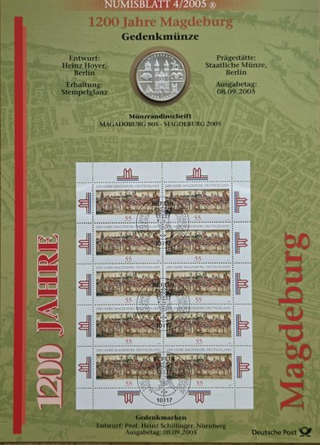 Numisblatt 2005 1200 - 4/2005, jahre