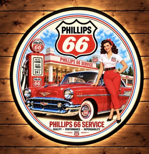 Phillips gasoline - 66,