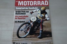 1) Motorrad 11/1970 - Großer Preis von Deutschlan - Yamaha YAS-1 125ccm mit 15P