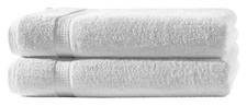 Badetücher Set weiß 100x150