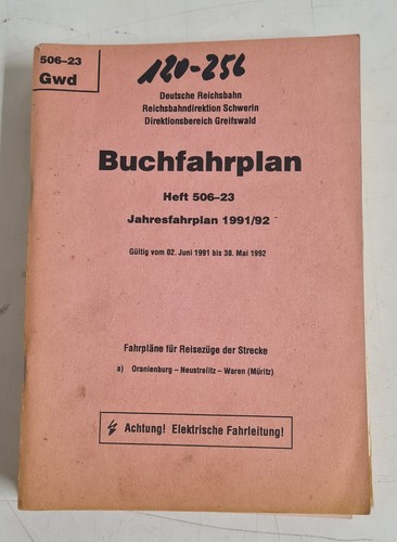 Buchfahrplan heft 506 - heft, 506-23