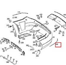 Neu MB C W204 Stoßstange