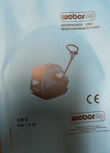 Weber rüttelplatte mit - cr,
