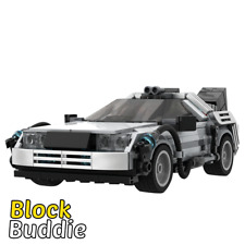Zurück in die Zukunft  Delorean Zeitmaschine Auto DMC MOC - Klemmbausteine