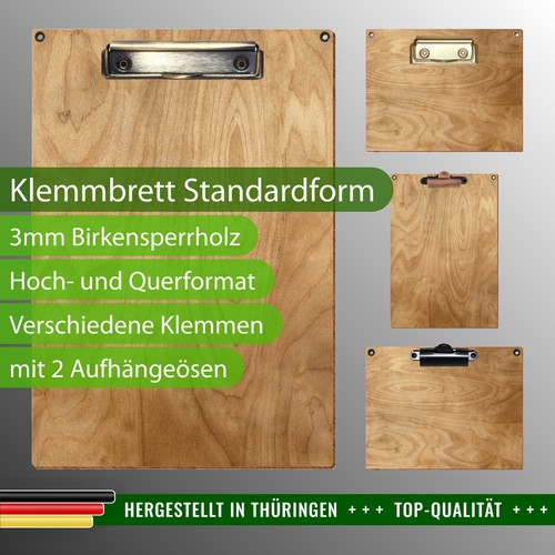 Bütic holz klemmbrett - holz,