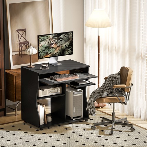 Mobiler schreibtisch schwarz - mobiler,