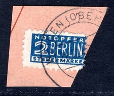 BIZONE NOTOPFER 1948 2GKW gestempelt TADELLOS geprüft HARLOS BPP (M5372