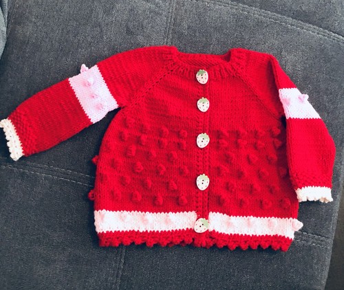 Handgestrickte jacke - jacke,