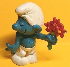 Schleich®  Schlumpf mit Blume Puffi Pitufo Schtroumpf Smurf™(Nr.171)