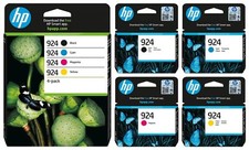 HP 924 / 924e Druckerpatronen Tinte Multipack Set Einzelne - Neu & OVP Original