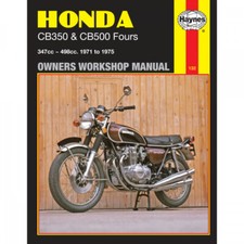 Honda CB350 CB500 Fours 1971-1975 UK US Motorrad Werkstatthandbuch Haynes