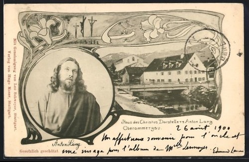 Künstler oberammergau - künstler-ak,