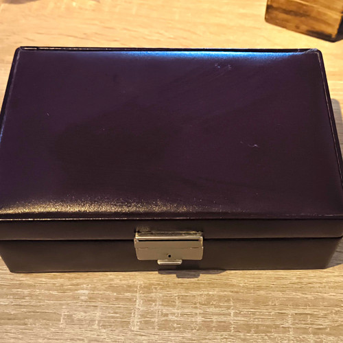 Schmuckkasten kunstleder mit - schmuckkasten,