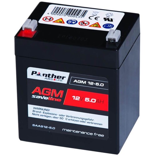 Panther agm akku 5ah - agm, 12v