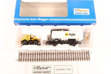 Roco H0 1909 Zweiweg-Unimog + Kesselwagen "Agip" neuw. in OVP #D2