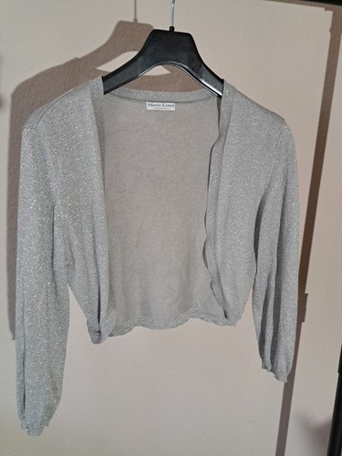 Bolero strickjacke silber von - strickjacke,