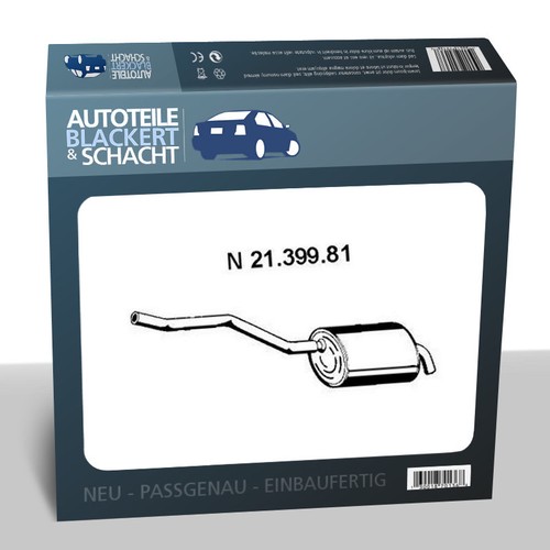 Auspuff endtopf links für - auspuff, bmw