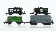 Fleischmann H0 Konvolut Schwerölwagen Kesselwagen "Aral, BP" Kesselwagen "1465 B