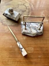 Schreibtischset Antik, Marmor