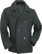 US Navy PEA Coat Schwarz