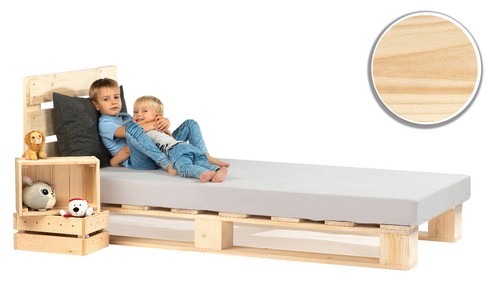 Palettenbett aus holz - aus,