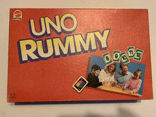 UNO RUMMY (2-4 Sp., Rarität, Mattel), Vollständig, ok!