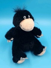 NICI Maulwurf Forest Friends Sitzend 13 cm Hoch Schwarz Stofftier Klein Plüsch