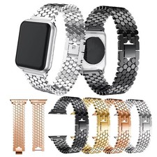Edelstahl Diamant Armband Apple Watch 1-6 7 8 9 10 SE ULTRA 38 40 41 42 44 45 49