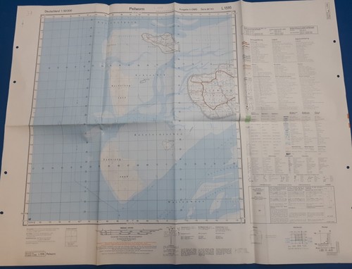 Topographische karte l1516 - l1516, bw