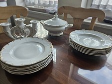Weimar Porzellan Katharina Essservice Tafelservice 140 20 Inkl. Kerzenleuchter