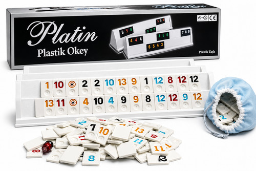 Platin hart plastik okey ockey - plastik,
