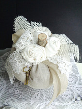 Kürbis aus Stoff,Stoffrosen handgemacht,Tischdekoration,französisches Landhaus