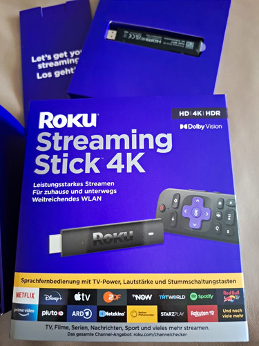Roku streaming stick - stick, 4k