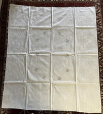 Damast Tischdecke mit