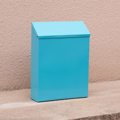 Der montierter briefkasten - der,