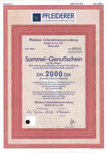 Pfleiderer 1988 neumarkt - pfleiderer,