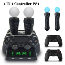 für PS4 /MOVE / PS4 VR 4 in 1 Controller Ladestation Schnellladestation Ständer.