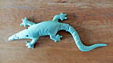 Witziges Stofftier Eidechse Gekko mit Sand gefüllt 30 cm lang grün Sandtier