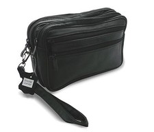 XXL LEDER HANDGELENKTASCHE