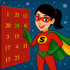 Stickerhero24 Adventskalender