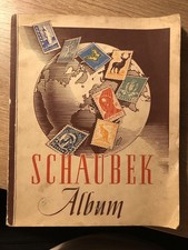 Schaubek Album ,Nr.135, teilweise gefüllt, siehe Foto